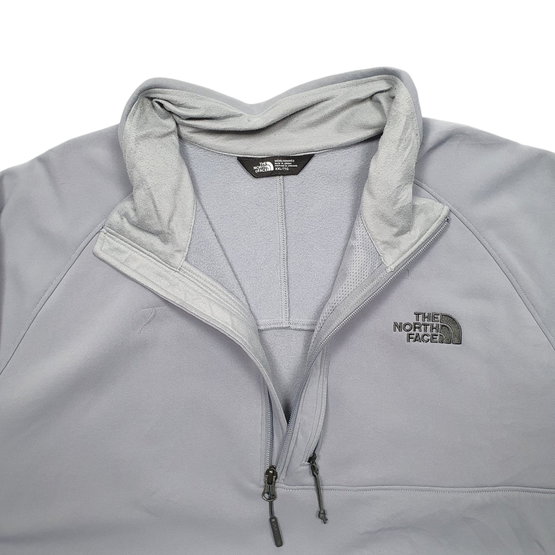 Mens Grey The North Face Active Thermal Quarter Zip Jumper
