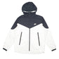 Mens White Nike Lightweight Hooded Windrunner  Coat