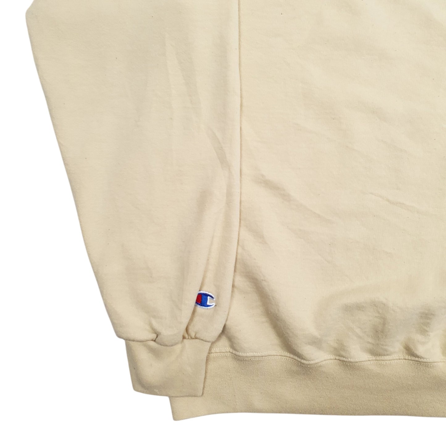 Mens Yellow Champion  Crewneck Jumper