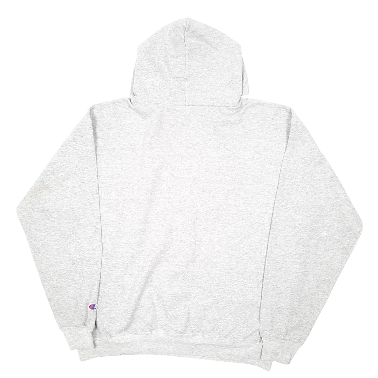 Mens Grey Champion Tabor USA College Spellout Hoodie Jumper