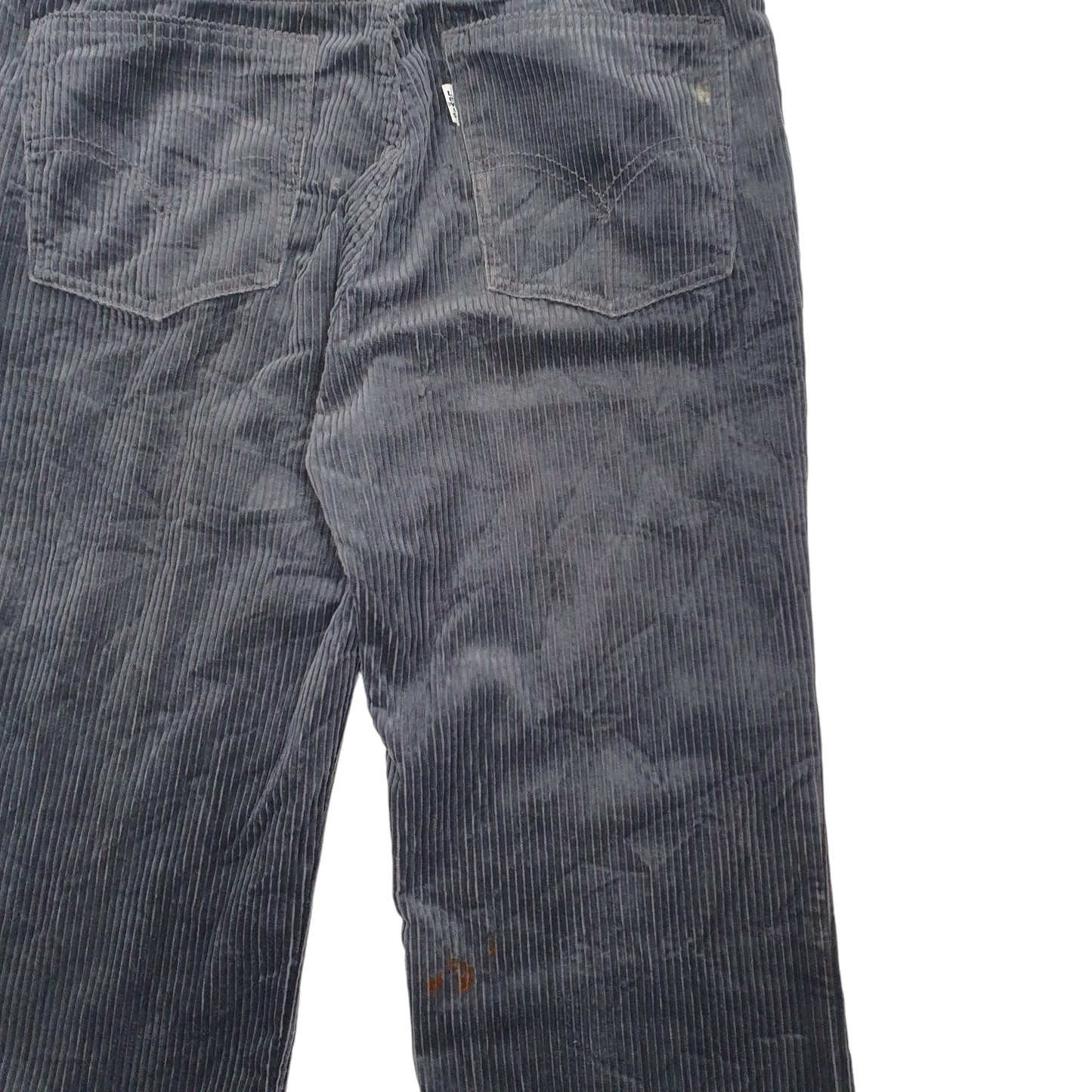 Mens Grey Levis  Corduroy Trousers