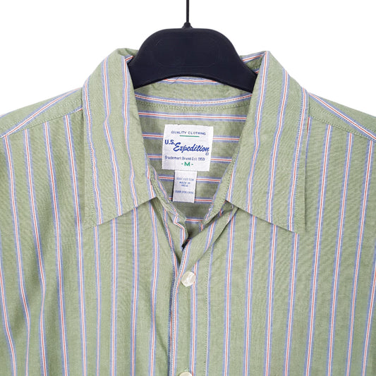 Mens Green U.S Expedition  Long Sleeve Shirt