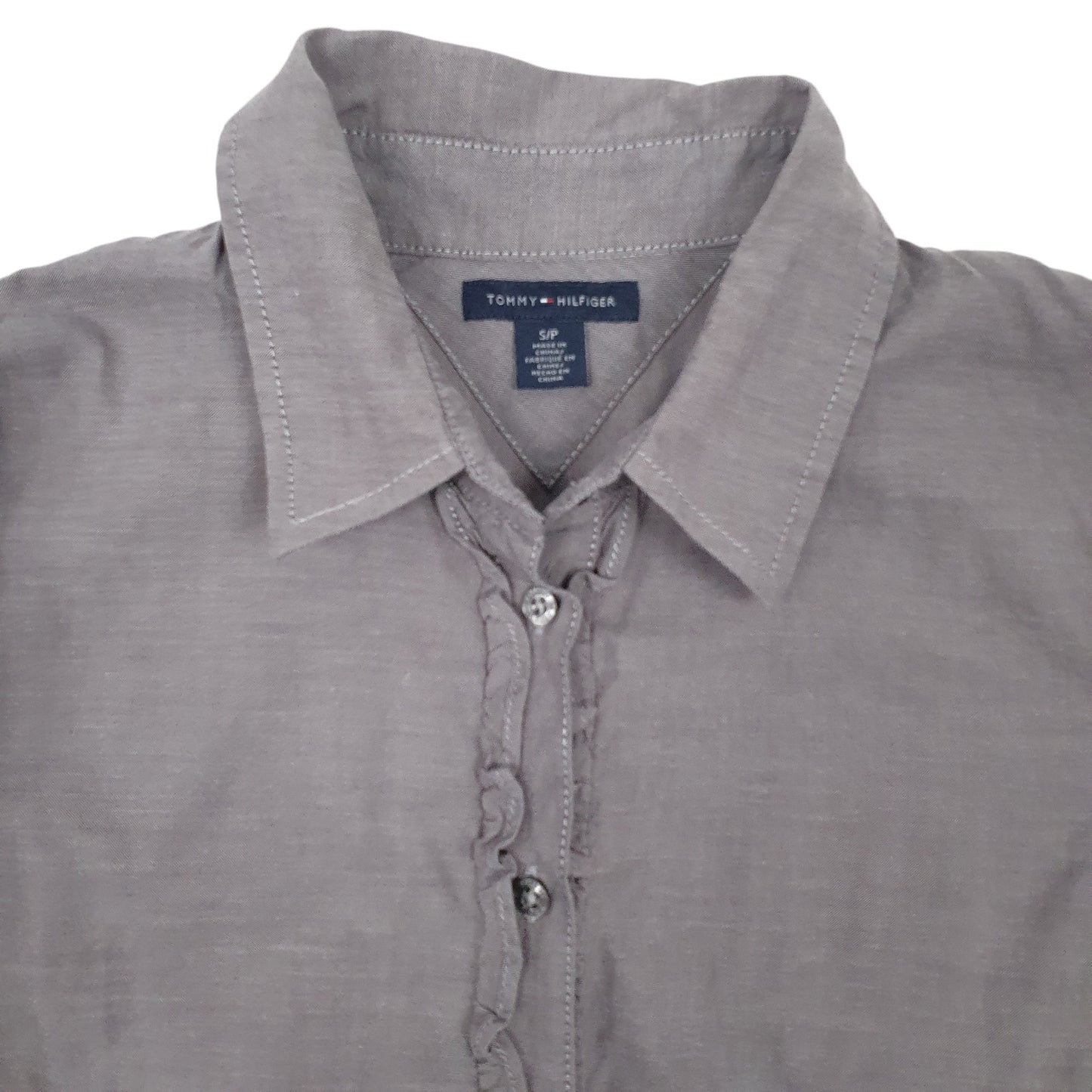 Womens Grey Tommy Hilfiger  Long Sleeve Shirt