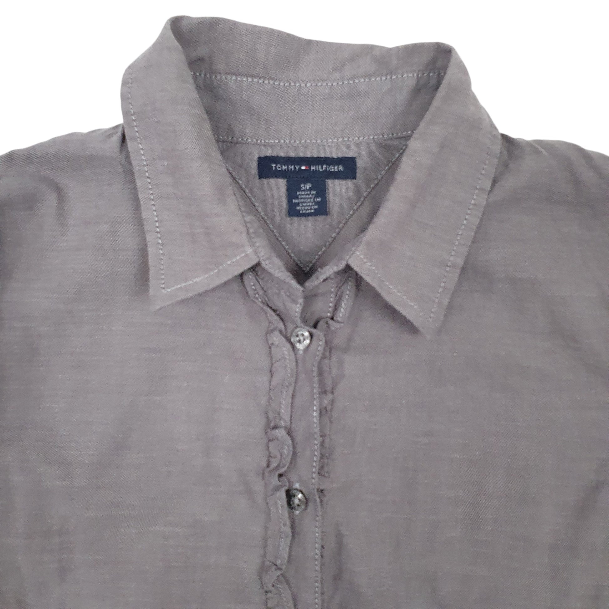 Womens Grey Tommy Hilfiger  Long Sleeve Shirt