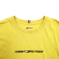 Mens Yellow Tommy Hilfiger Spellout Short Sleeve T Shirt