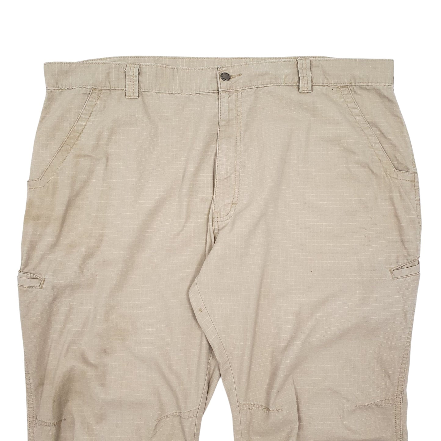 Mens Beige Dickies Rip-Stop Chino Trousers