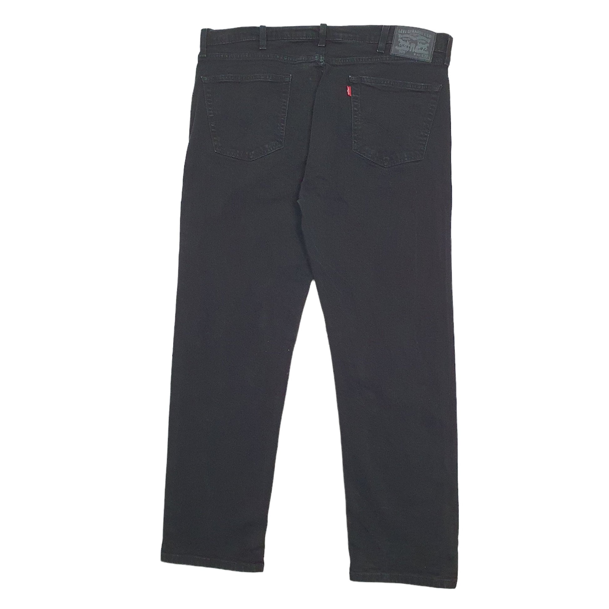 Mens Black Levis  505 JeansW40 L32
