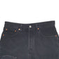 Womens Black Levis 501 Jorts Denim Shorts