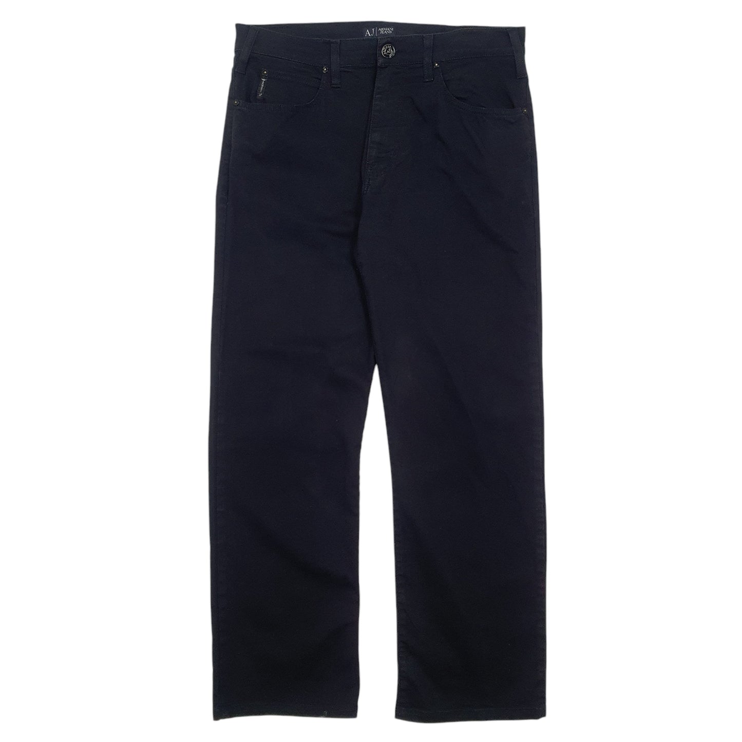 Mens Black Armani Jeans  Chino Trousers