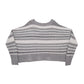 Womens Grey American Eagle Knit V Neck Jumper