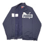 Mens Navy Puma Track Top Active Full Zip Jumper
