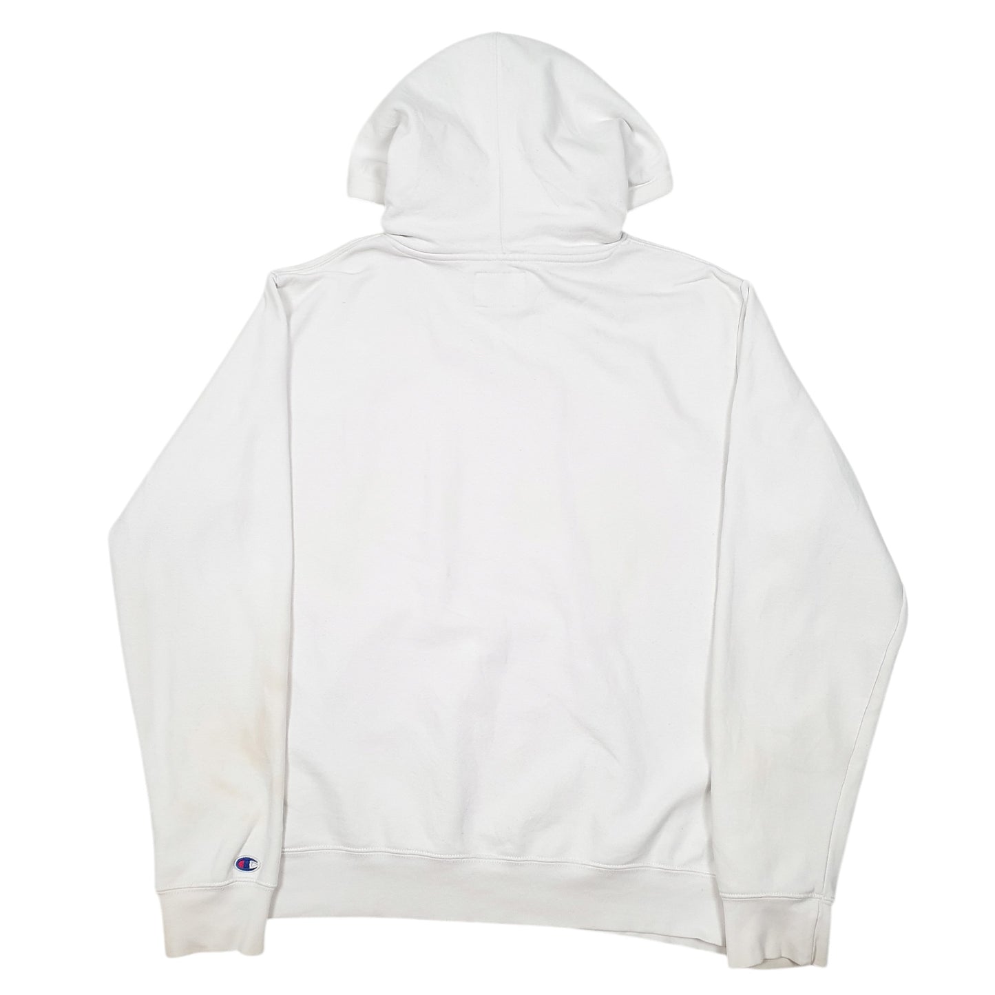 Mens White Champion  Hoodie Jumper