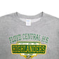 Mens Grey Port & Company Floyd Central H.S. Highlanders Est 1967 Crewneck Jumper