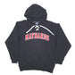 Mens Black J.America Maynard USA College Hoodie Jumper