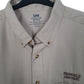 Mens Brown Lee Long Short Sleeve Shirt