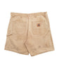 Mens Beige Carhartt B25 Carpenter Shorts