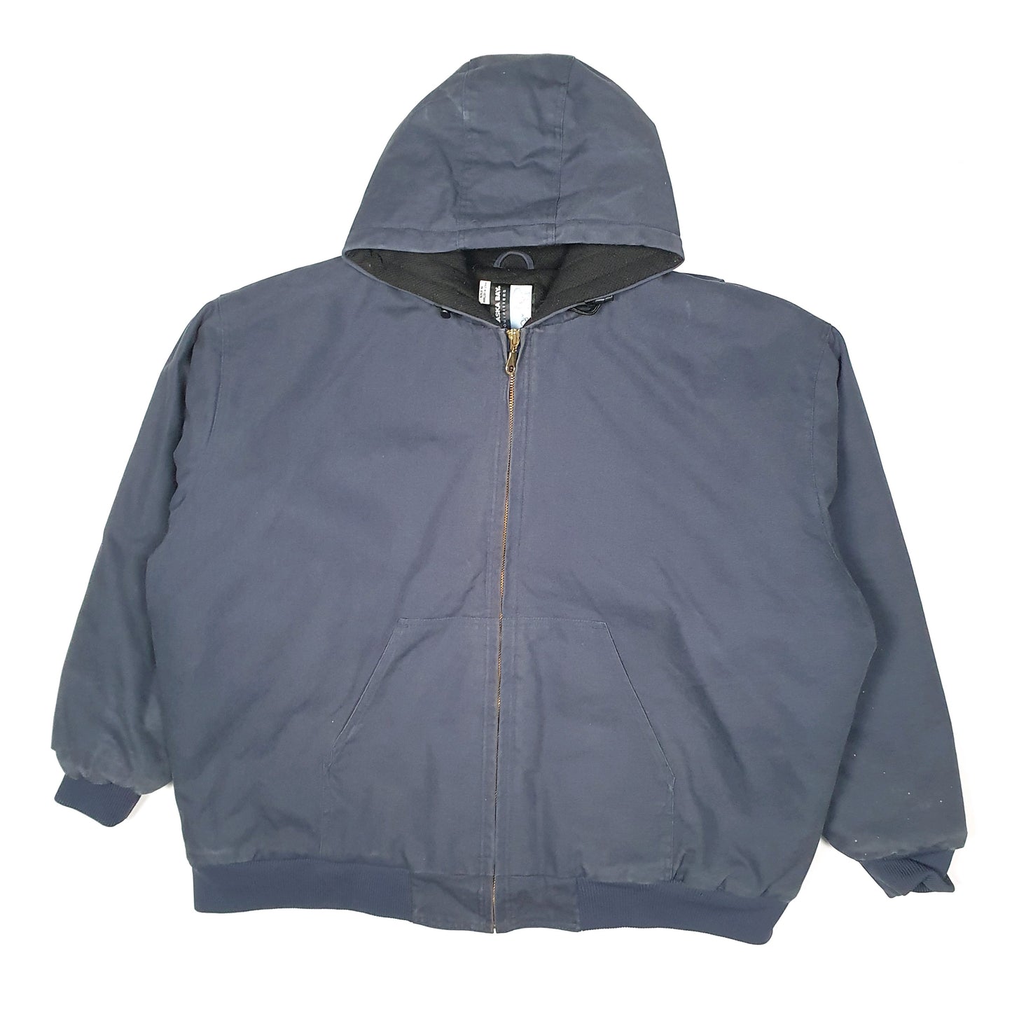 Mens Blue Alaska Bay Active Hooded  Coat