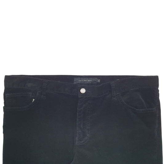 Mens Black Calvin Klein  Corduroy Trousers