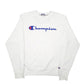 Mens White Champion  Crewneck Jumper