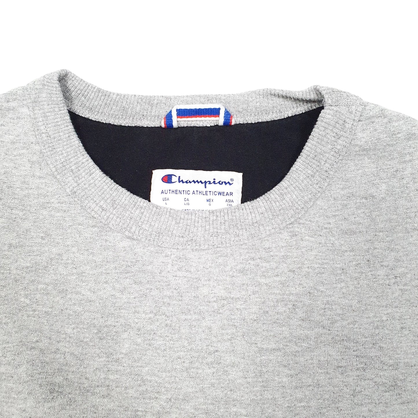 Mens Grey Champion  Crewneck Jumper