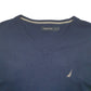 Mens Navy Nautica Knit Crewneck Jumper