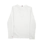 Womens White Tommy Hilfiger Henley Long Sleeve T Shirt