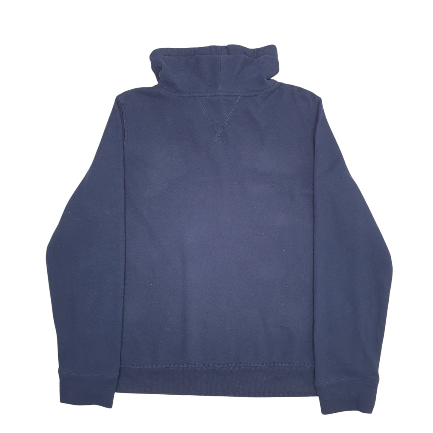 Womens Navy Tommy Hilfiger Spellout Turtle Neck Jumper