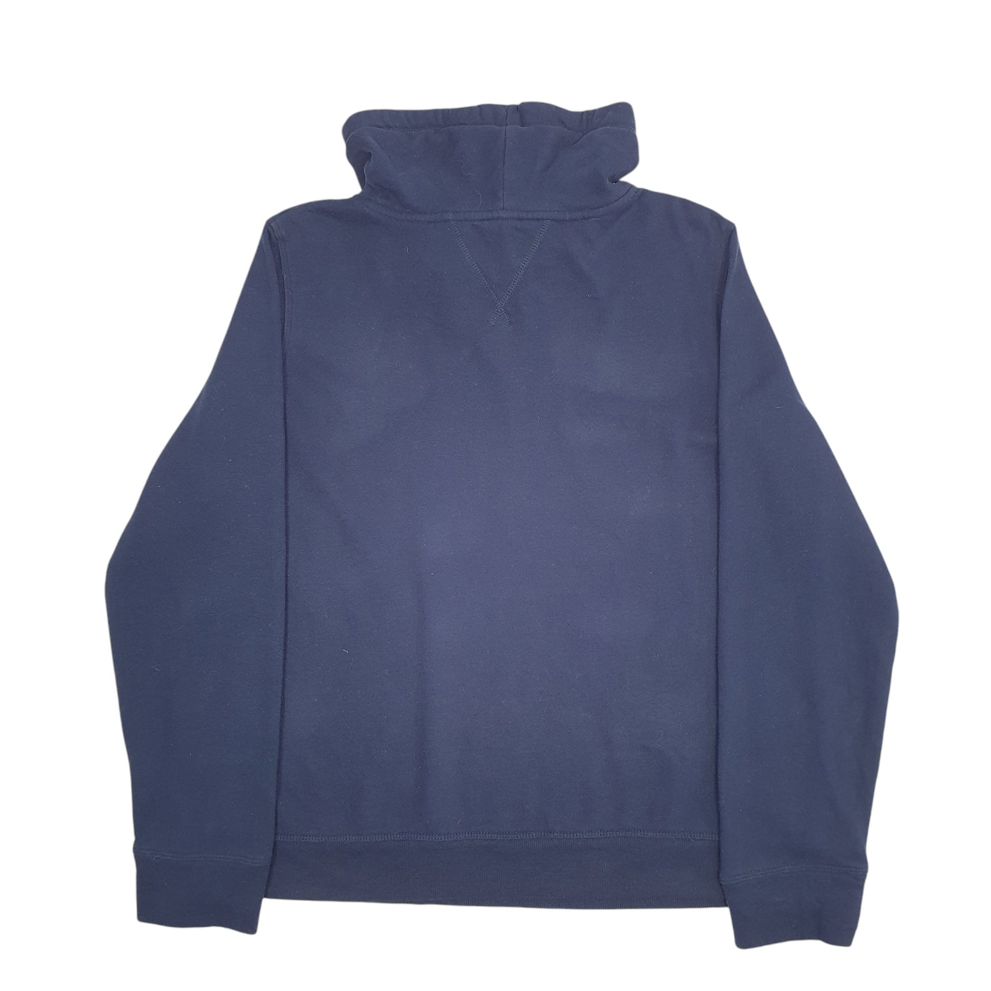 Womens Navy Tommy Hilfiger Spellout Turtle Neck Jumper