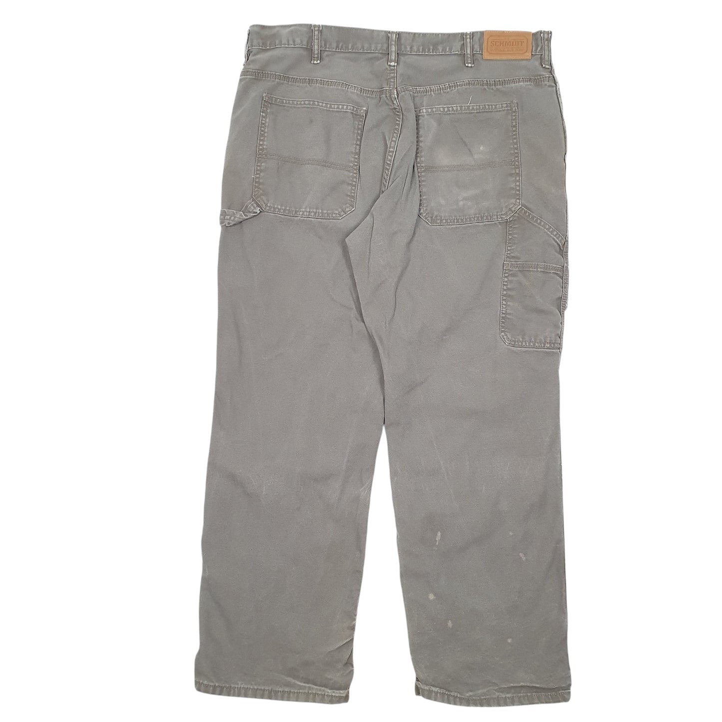 Mens Khaki Schmidt Workwear Carpenter Trousers