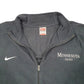 Mens Black Nike Vintage Team Minnesota Hockey USA Therma Fit Quarter Zip Jumper