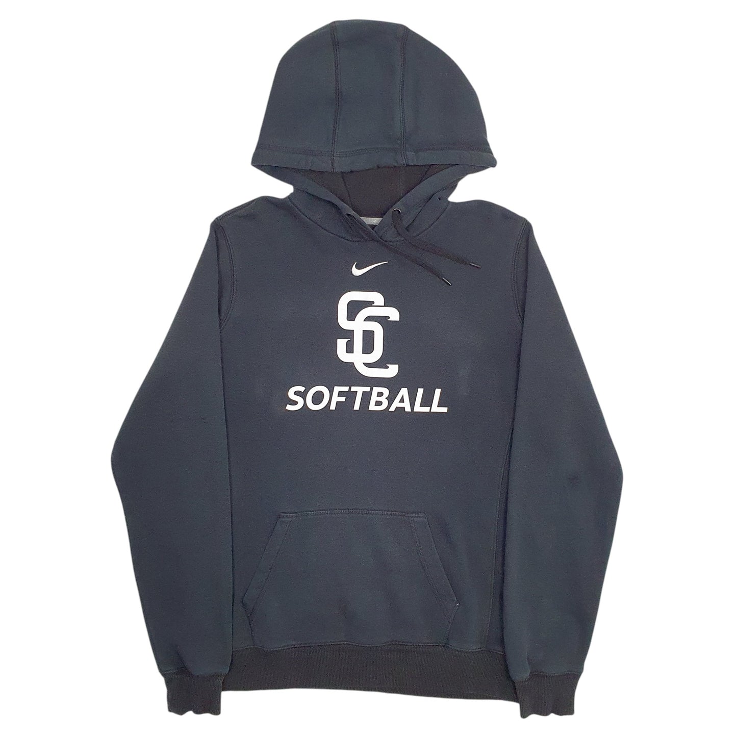 Mens Black Nike Softball Spellout Hoodie Jumper