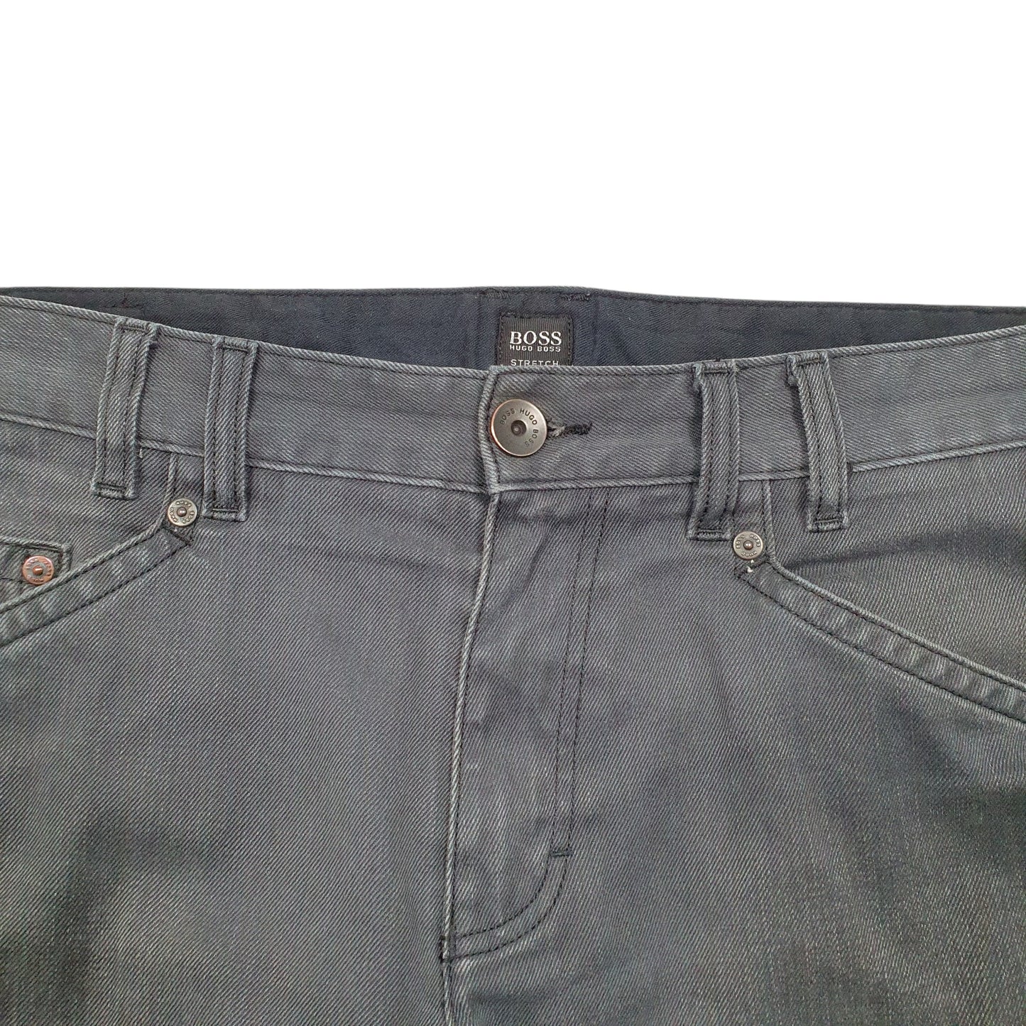 Mens Grey Hugo Boss Stretch Casual JeansW34 L33