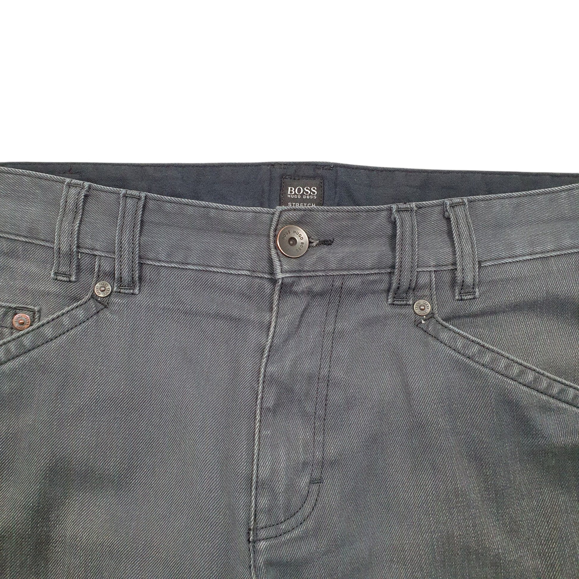Mens Grey Hugo Boss Stretch Casual JeansW34 L33