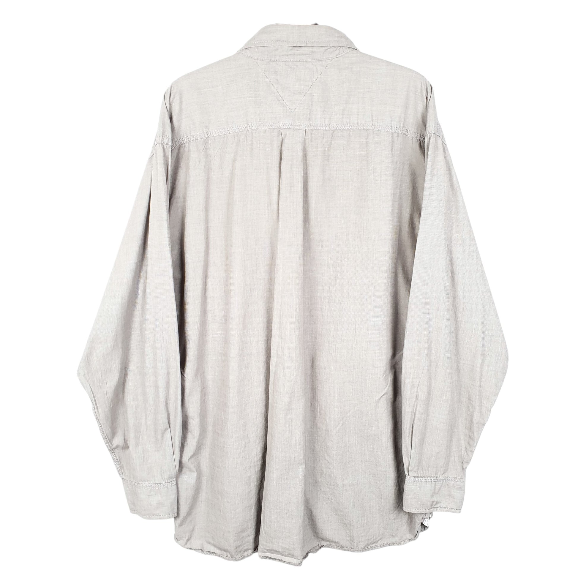 Mens Beige Tommy Hilfiger  Long Sleeve Shirt