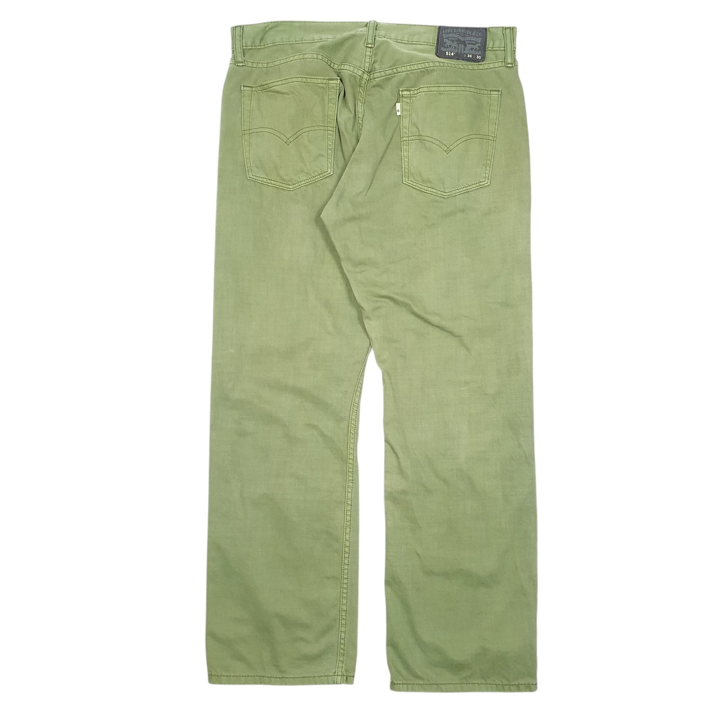 Mens Green Levis  514 JeansW36 L30