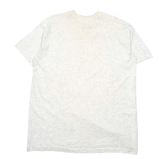 Mens Grey Unbranded Single Stitch Vintage 90s Michigan Wolverines Short Sleeve T Shirt