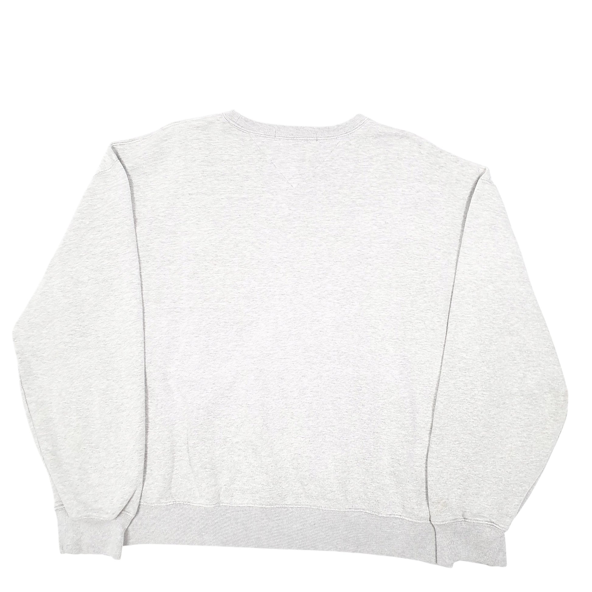 Mens Grey Tommy Hilfiger Crest Crewneck Jumper