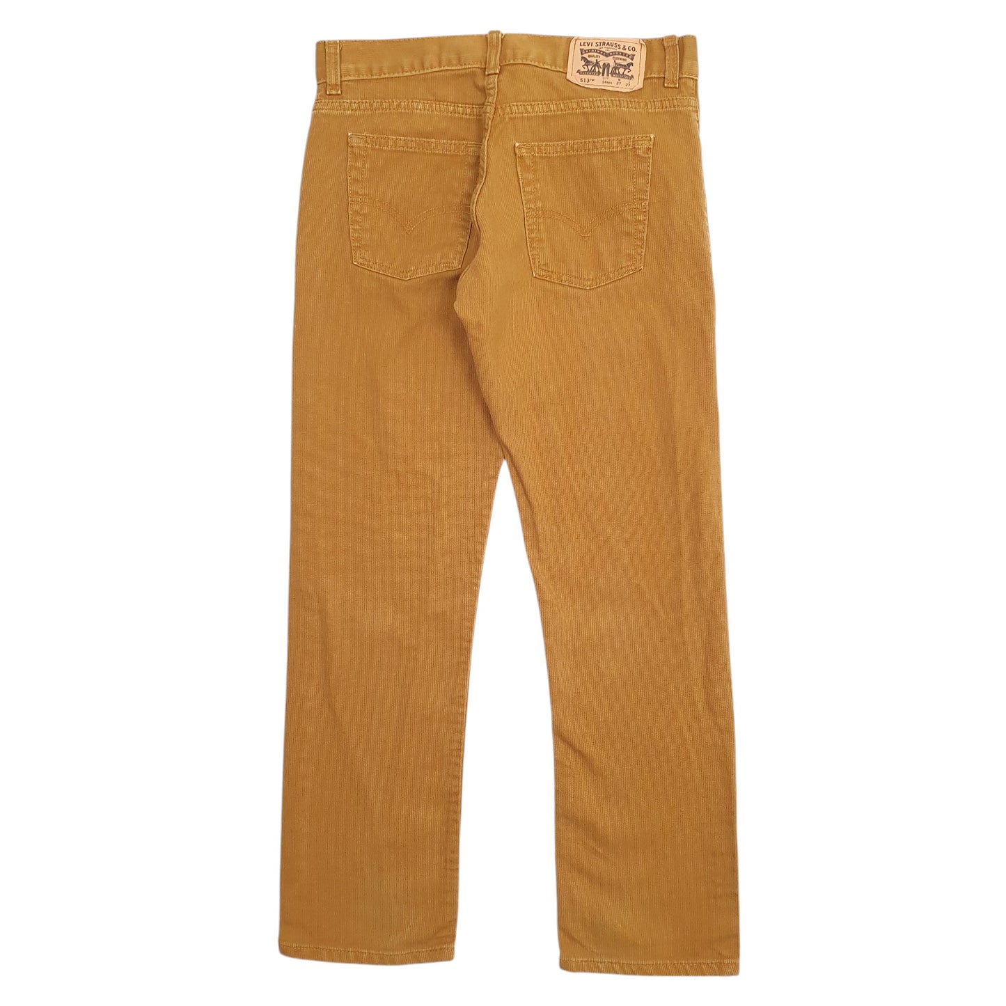 Womens Brown Levis 513 Chino Trousers