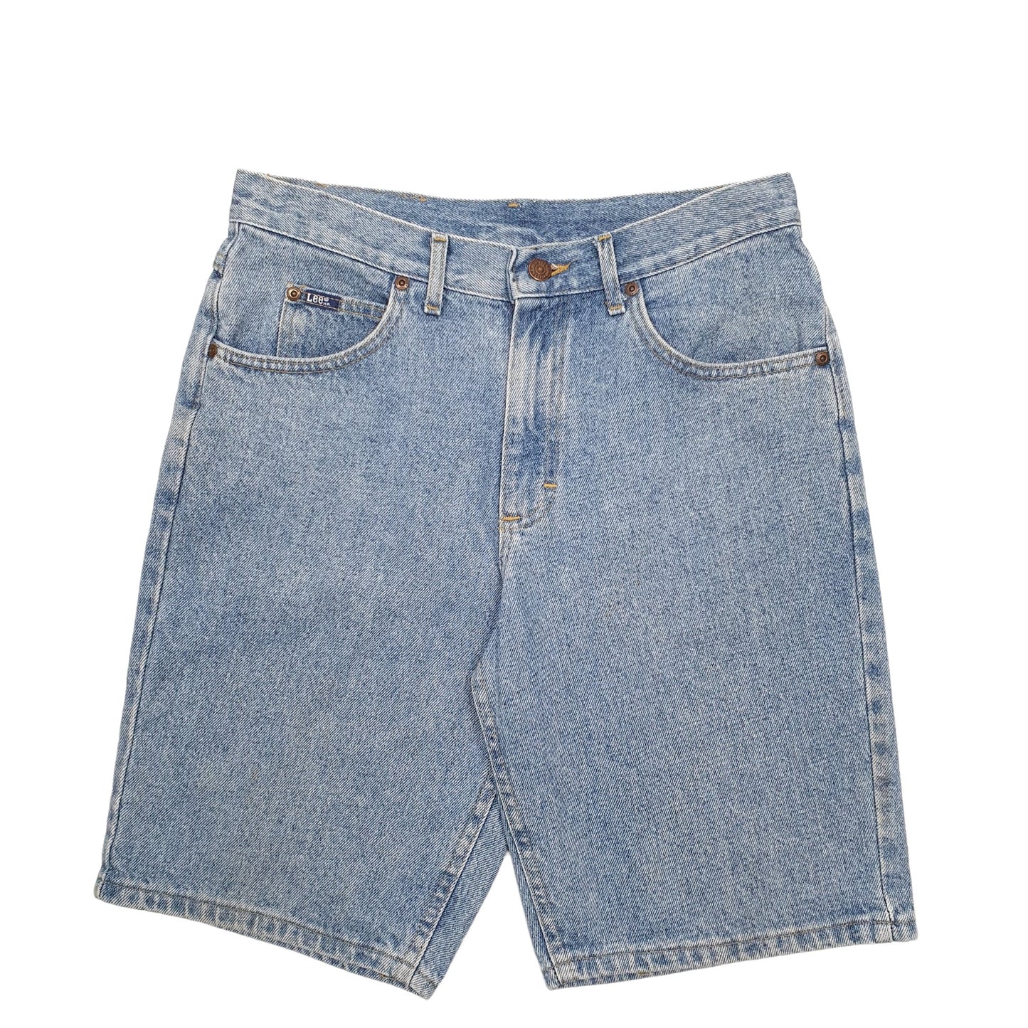 Mens Blue Lee  Denim Shorts