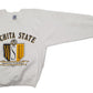 Womens White Hanes Wichita State Shockers Made In USA Vintage 90's Crewneck Jumper