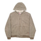 Mens Khaki Levis Work Wear Quarter Zip Coat