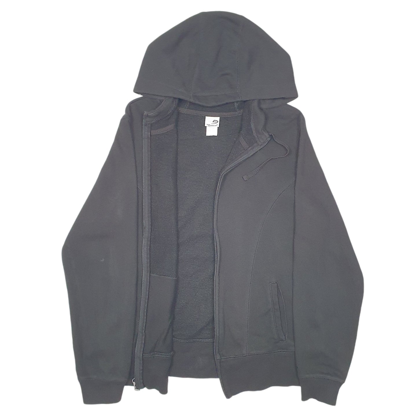 Womens Black Champion Hoodie C9 Full Zip Jumper