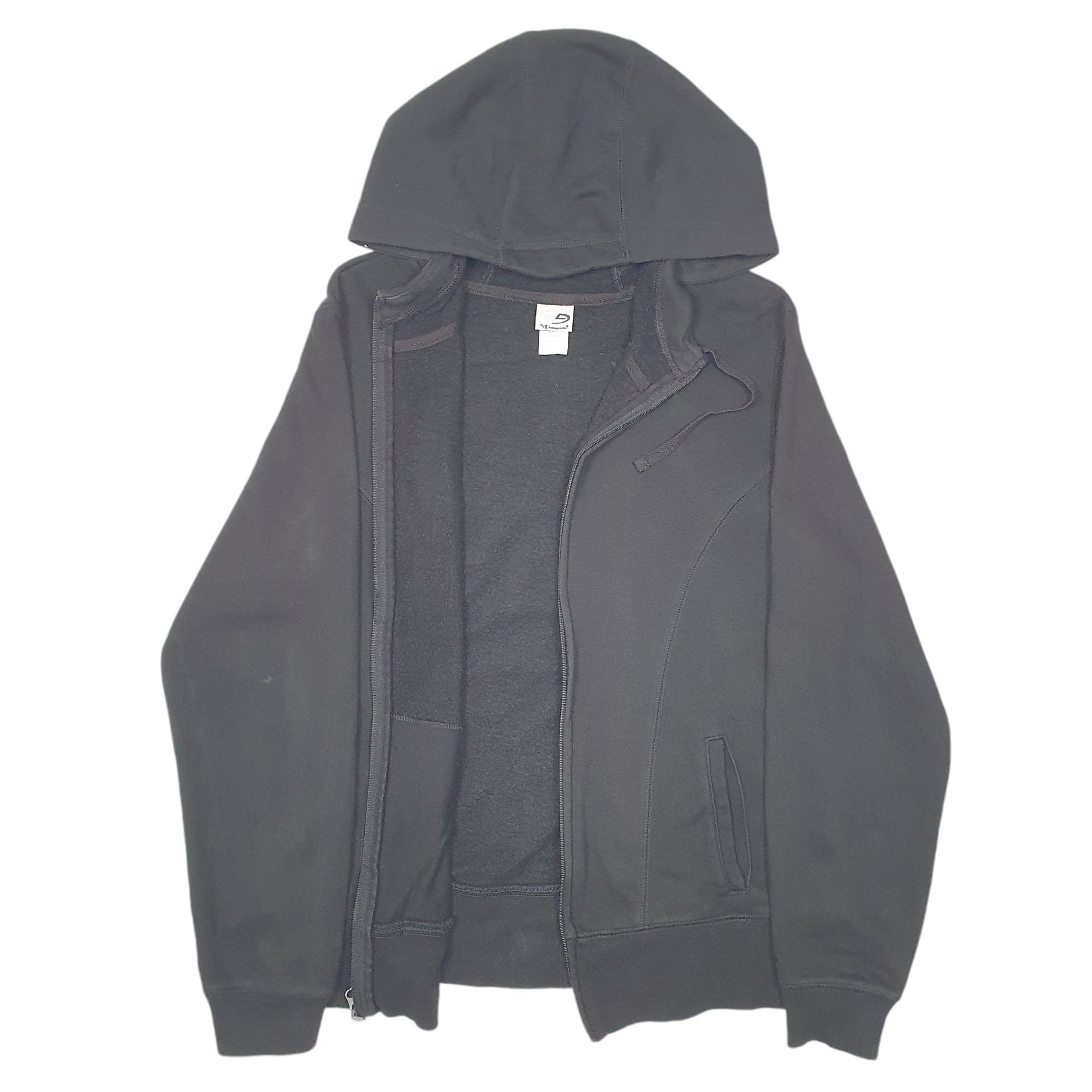 Womens Black Champion Hoodie C9 Full Zip Jumper