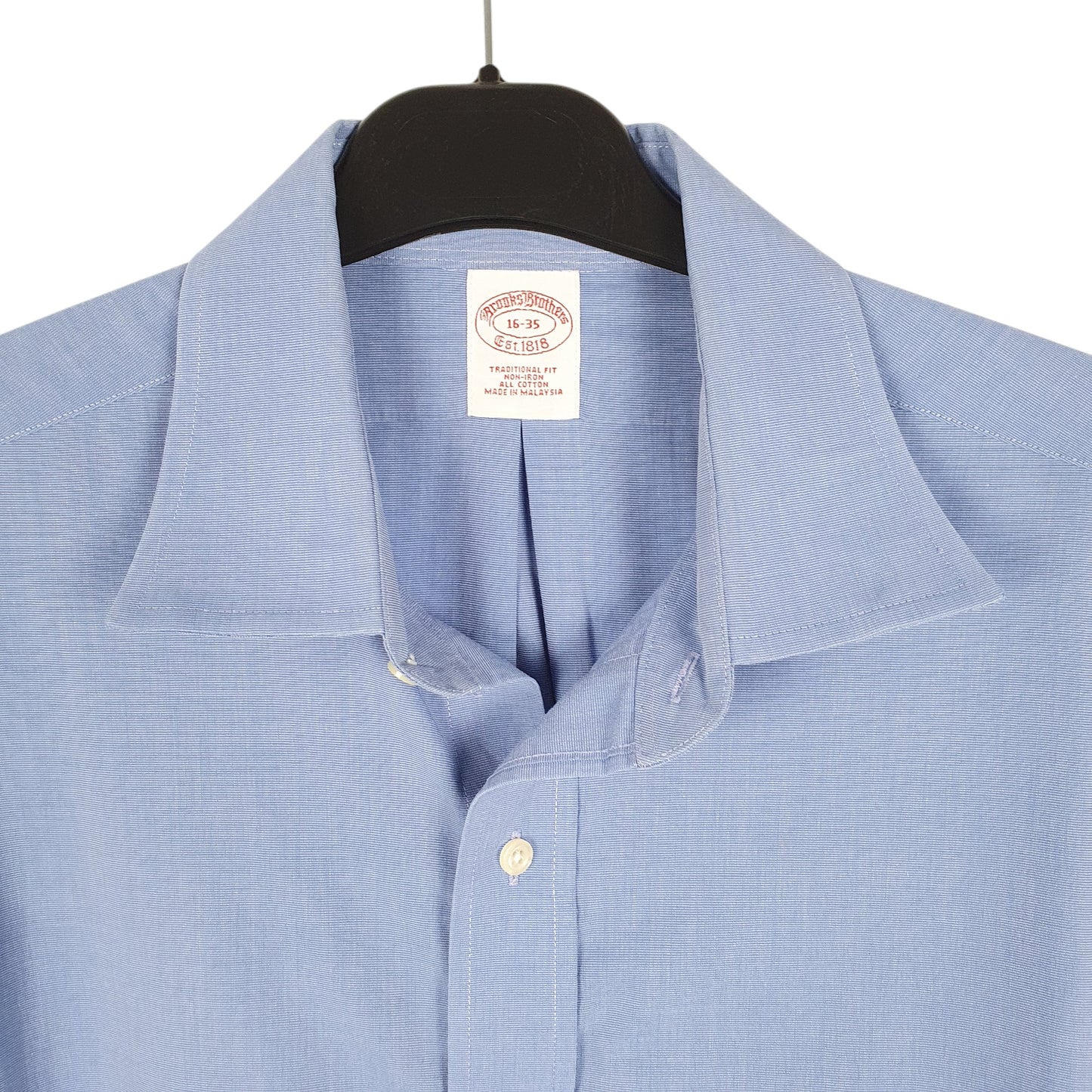 Mens Blue Brooks Brothers  Long Sleeve Shirt