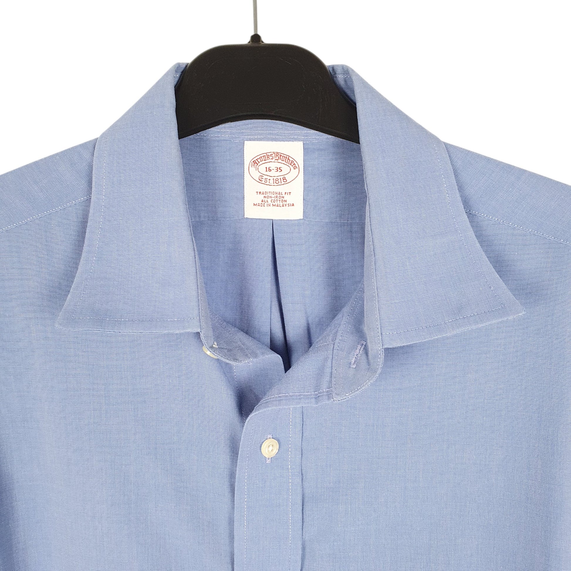 Mens Blue Brooks Brothers  Long Sleeve Shirt