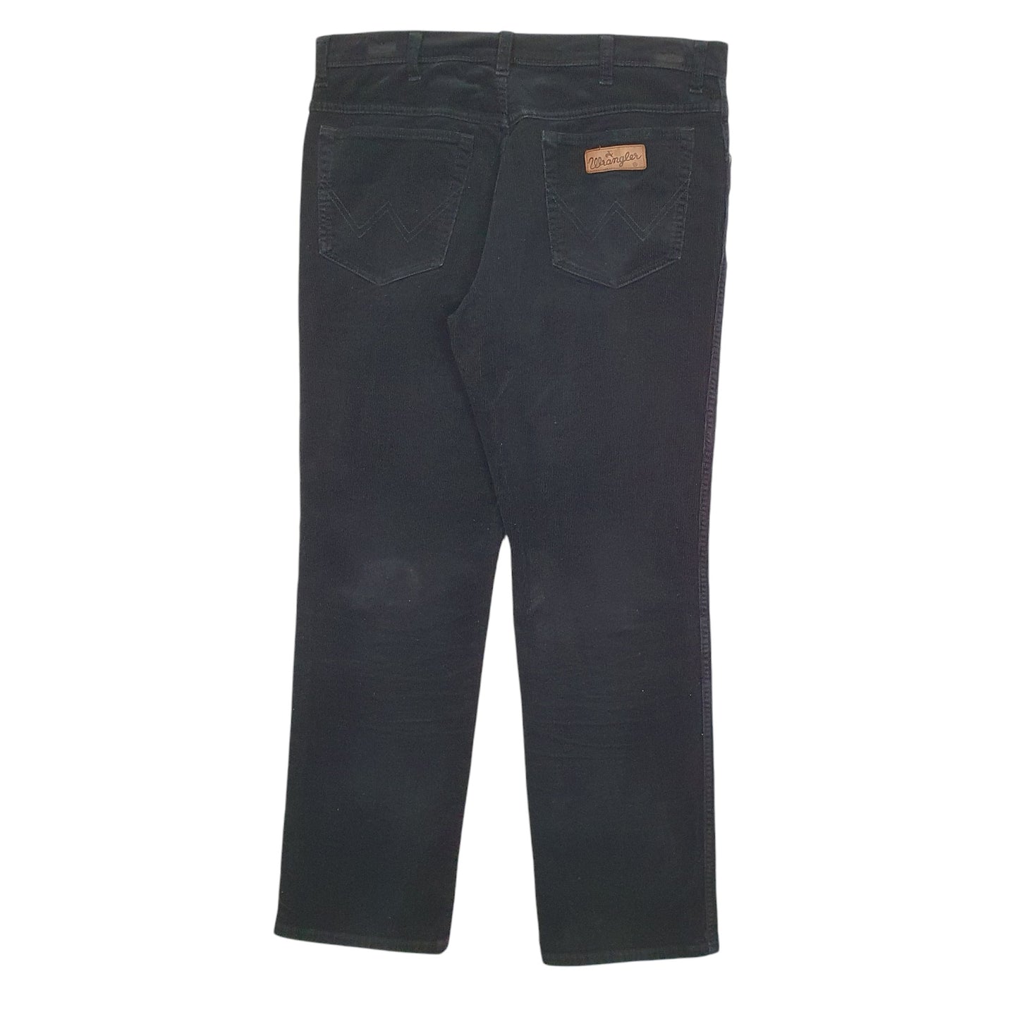 Mens Black Wrangler  Corduroy Trousers