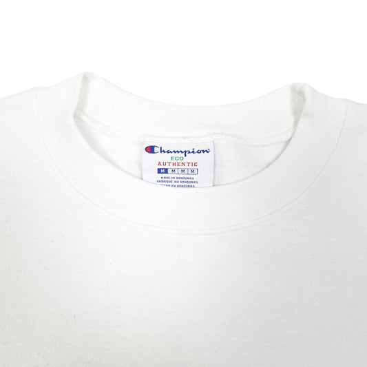 Mens White Champion Owls Baseball USA Crewneck Jumper