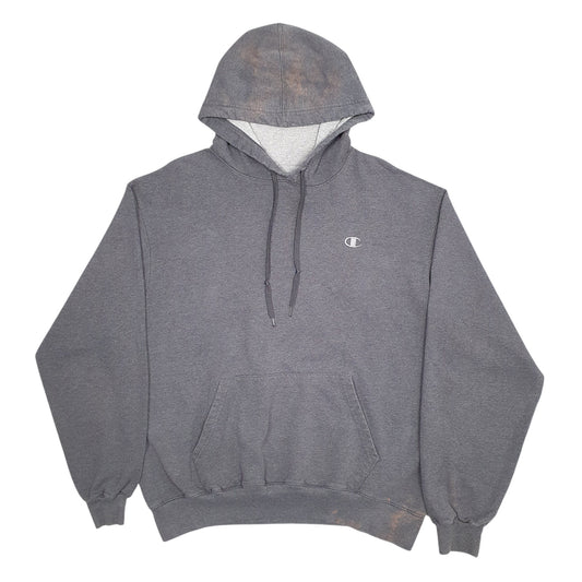 Mens Grey Champion  Hoodie Jumper