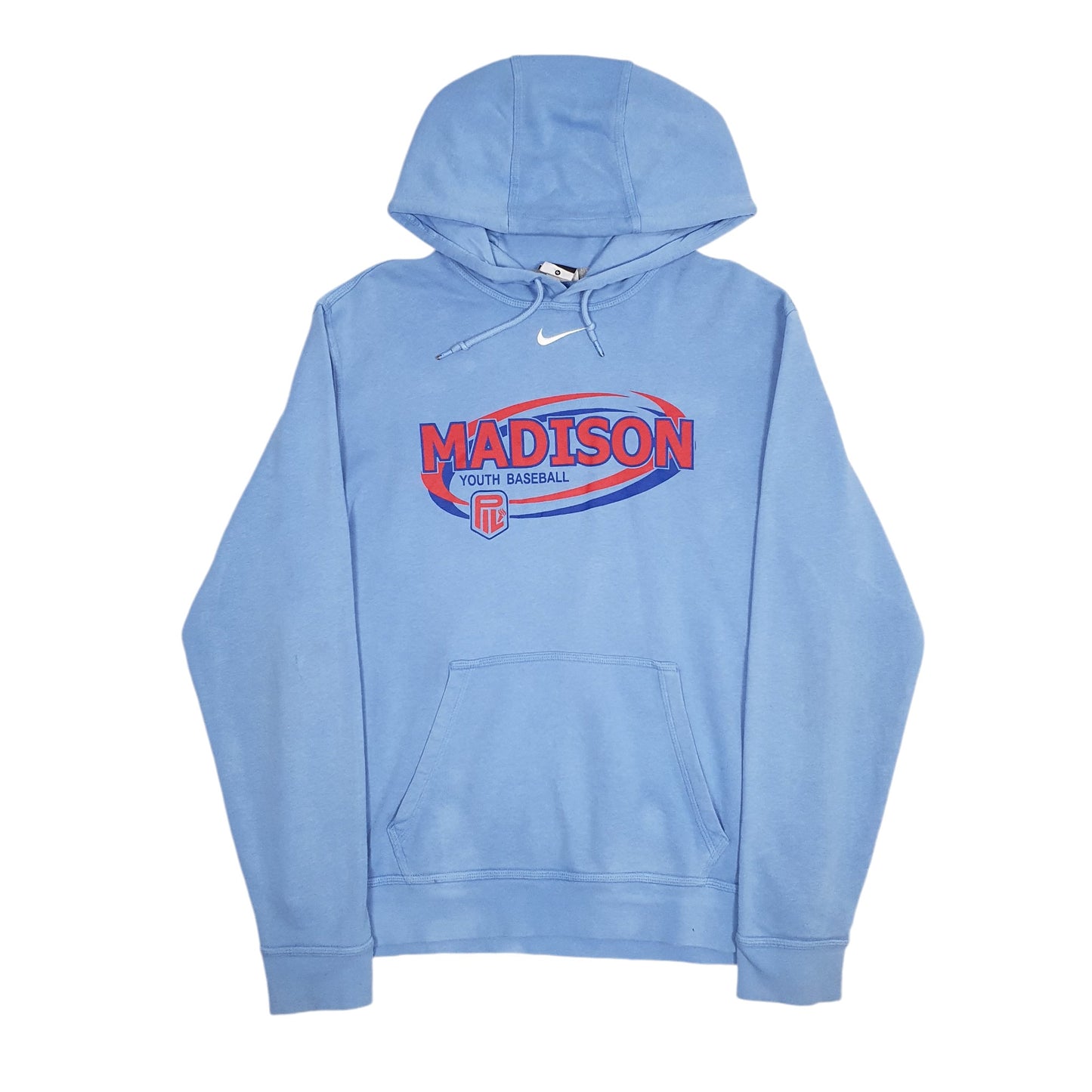 Mens Blue Nike Madison Youth Baseball Hoodie Jumper
