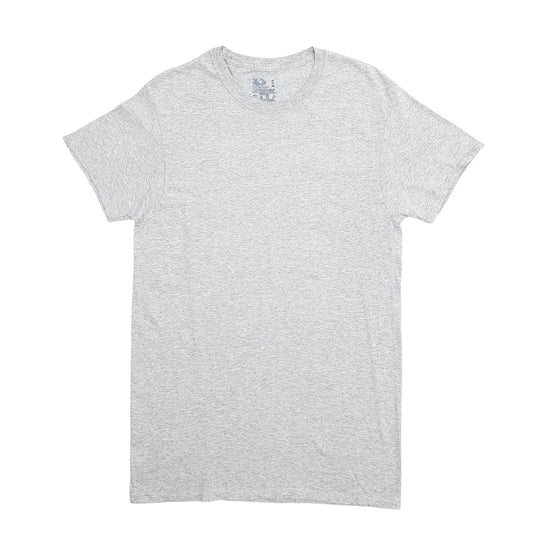 Mens Grey Fruit Of The Loom  Short Sleeve T Shirt